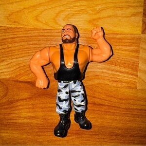 Vintage WWF WWE Wrestling Bushwacker LUKE 4" Figure Titan Sports Hasbro 1991